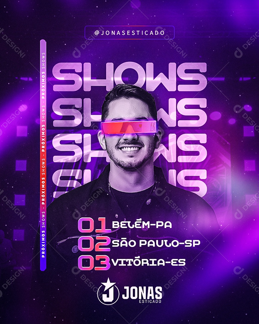 Flyer Agenda Semanal Swing guetto Social Media PSD Editável