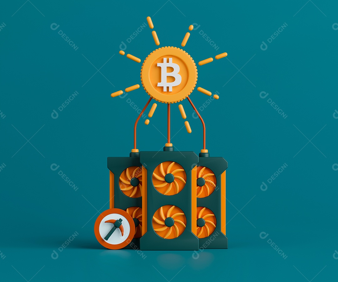 Conceito ícone de moeda Bitcoin