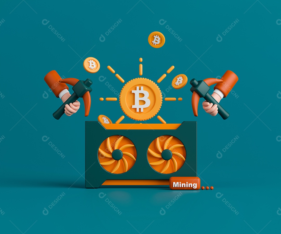 Conceito ícone de moeda Bitcoin