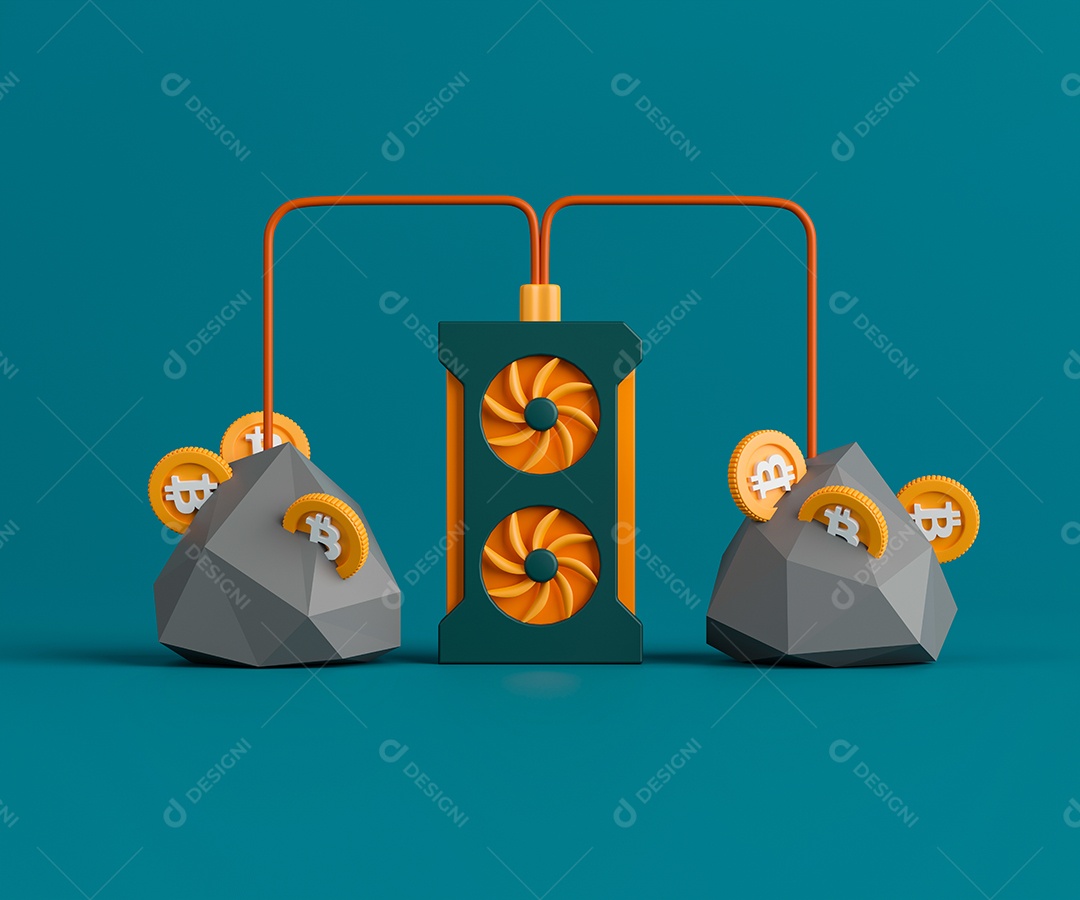 Conceito ícone de moeda Bitcoin