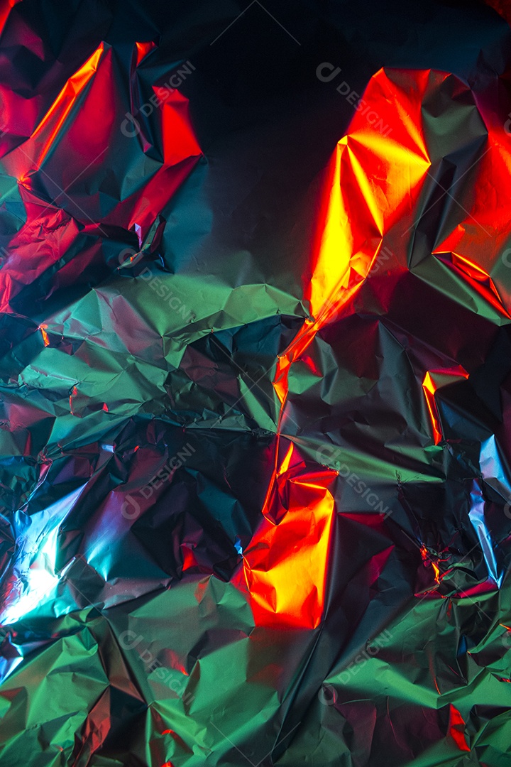 Textura de saco plástico de alumínio