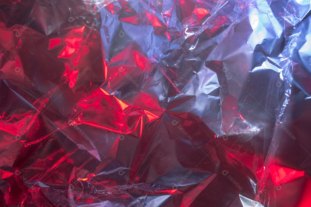Textura de saco plástico de alumínio