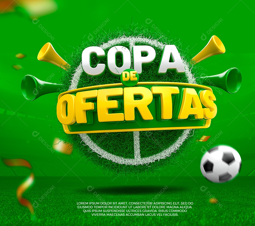 Social Media Copa de Ofertas Futebol Lojas PSD