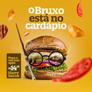 Social Media Hamburgueria Hambúrguer PSD Editável