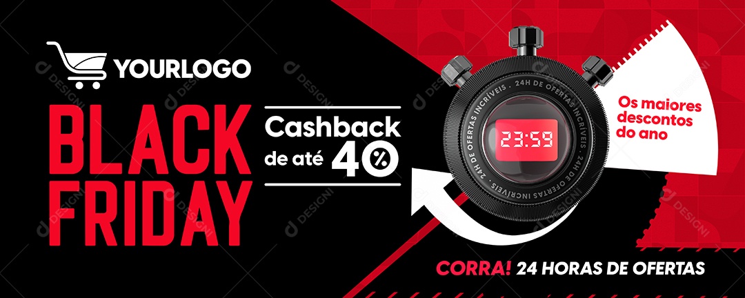 Promoção Black Friday Venha Aproveitar Social Media PSD Editável