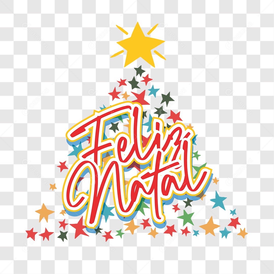 Lettering Feliz Natal EPS + PNG