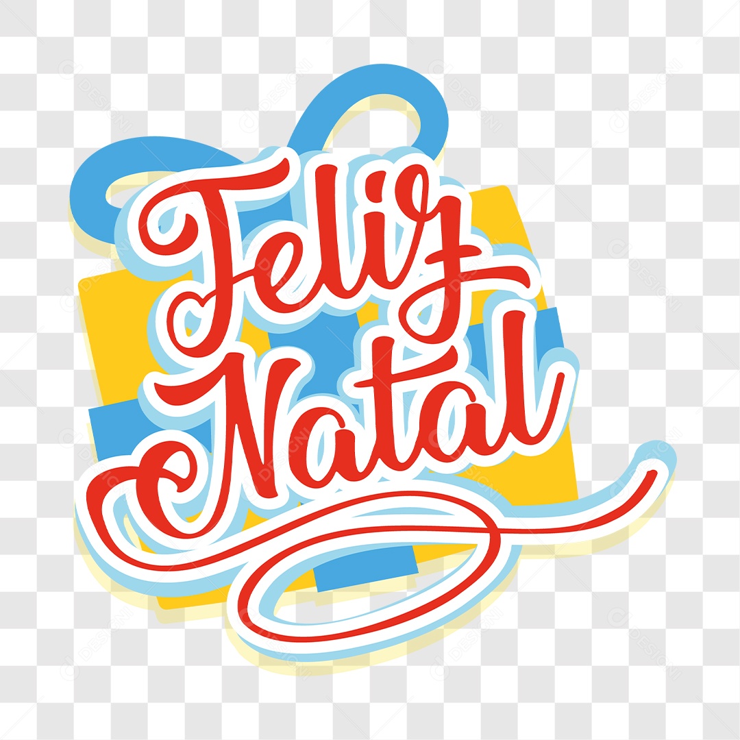 Lettering Feliz Natal EPS + PNG
