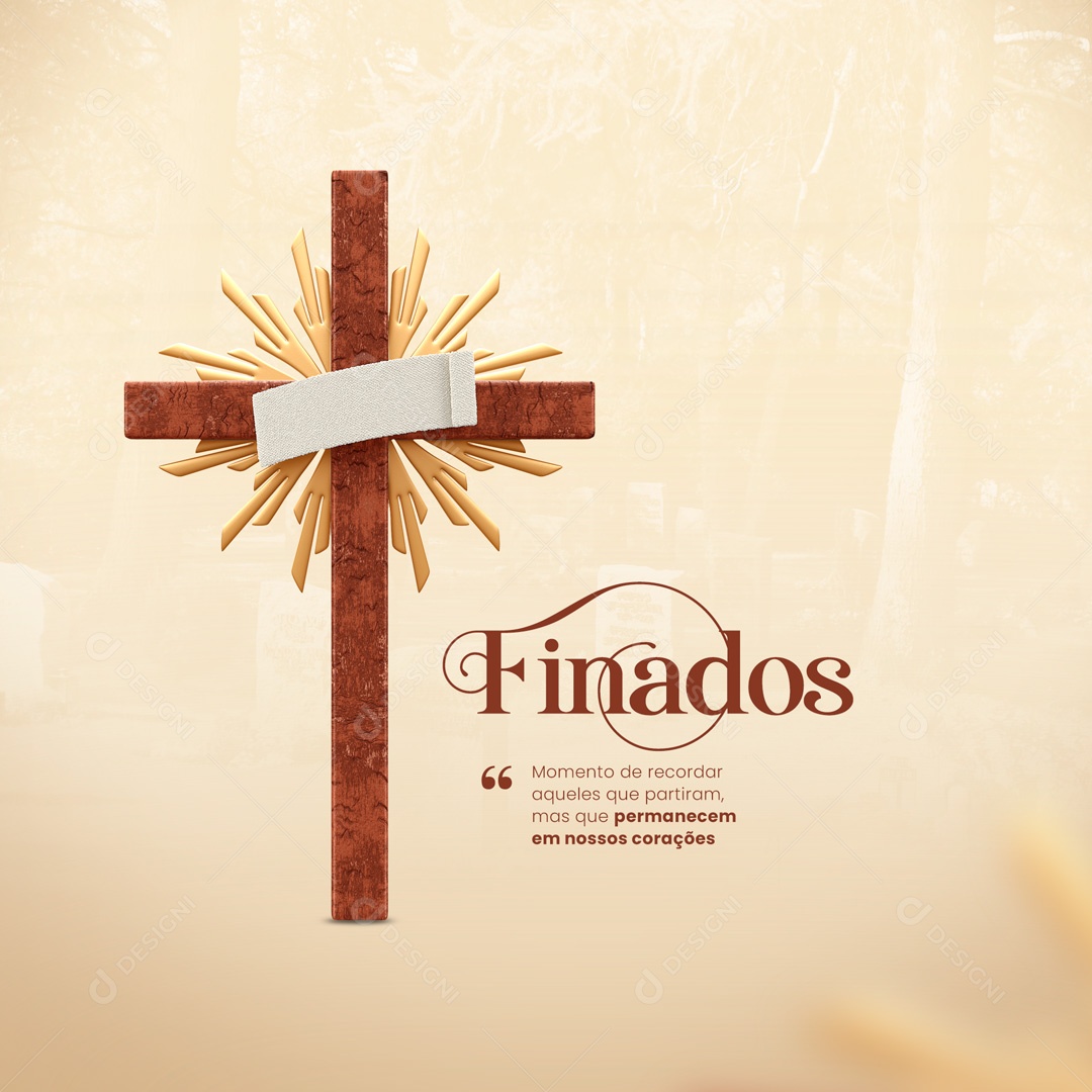 Dia de Finados 02 de Novembro Social Media PSD Editável