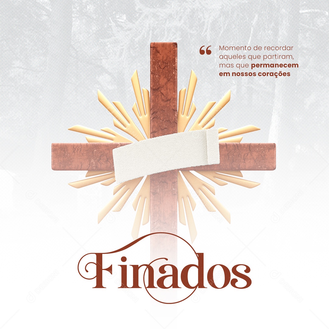 Social Media Dia de Finados 02 de Novembro Momento de Recordar Aqueles que Partiram PSD Editável