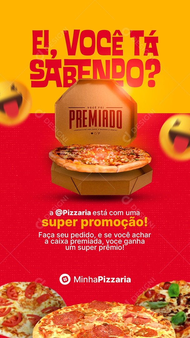 Story Campanha Publicitária Completa Pizzaria Social Media PSD Editável