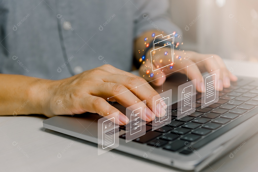 Document Management System (DMS) software online big data gerenciar arquivos de conhecimento e documentação de negócios Tecnologia.