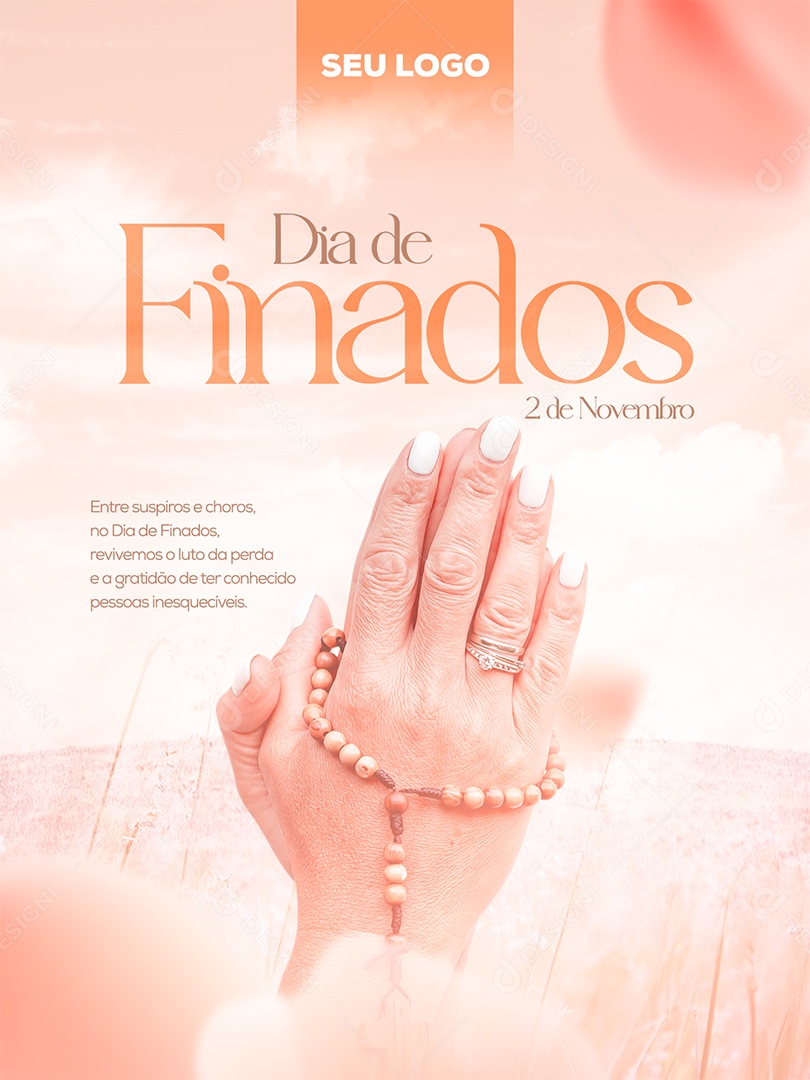 Entre Suspiros e Choros Dia De Finados Social Media PSD Editável