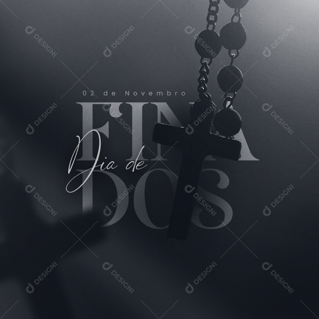 Dia De Finados 2 de Novembro Social Media PSD Editável