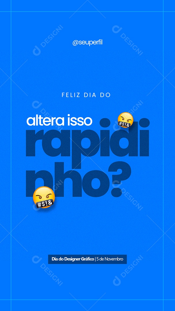 Social Media Story Feliz Dia Do Altera Isso Designer Gráfico PSD Editável