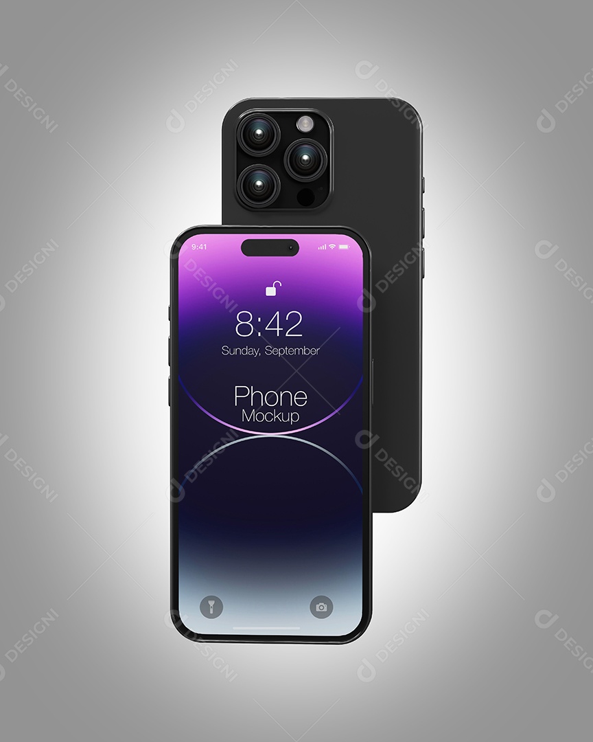 IPhone Celular Smartphone Mockup PSD