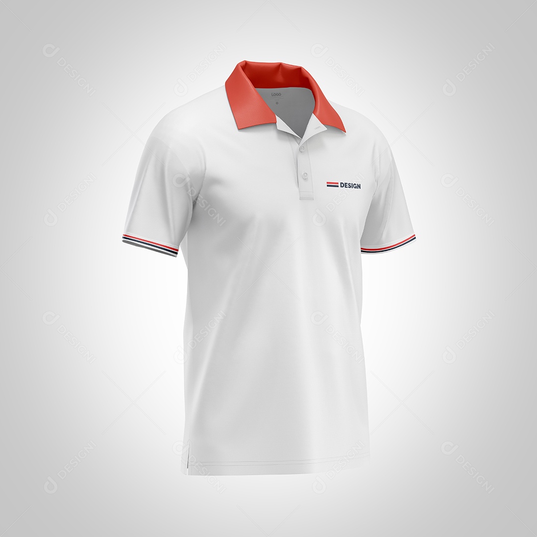 Mockup Camisa Polo - Lateral PSD