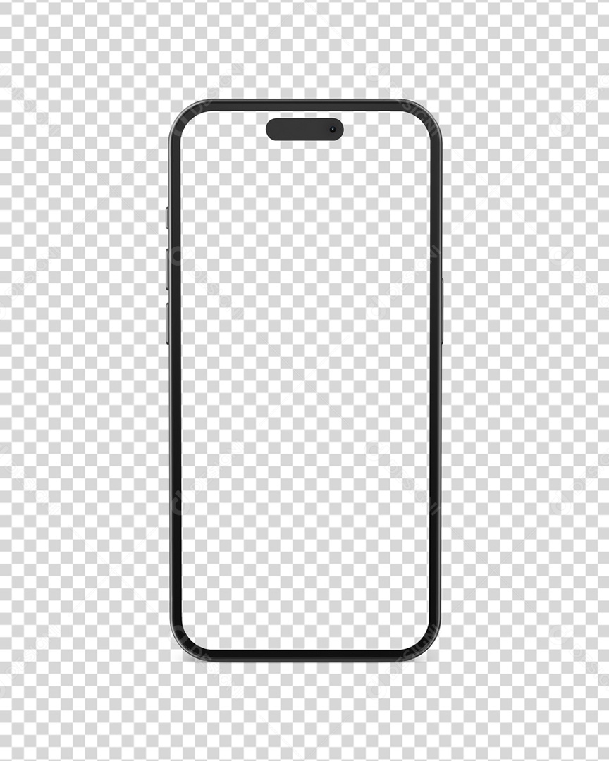 Celular Iphone Smartphone Transparente Sem Fundo