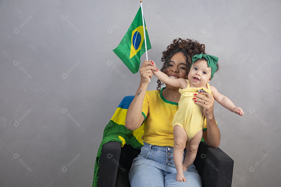 Família torcedora do brasil copa do mundo