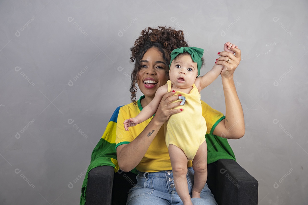 Família torcedora do brasil copa do mundo