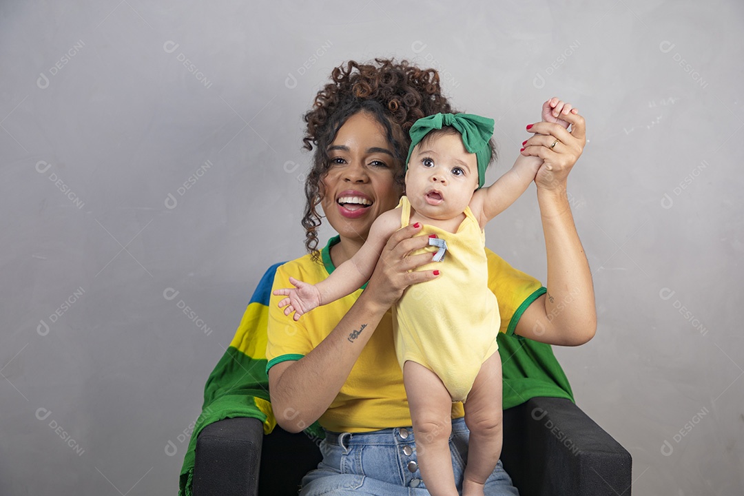 Família torcedora do brasil copa do mundo