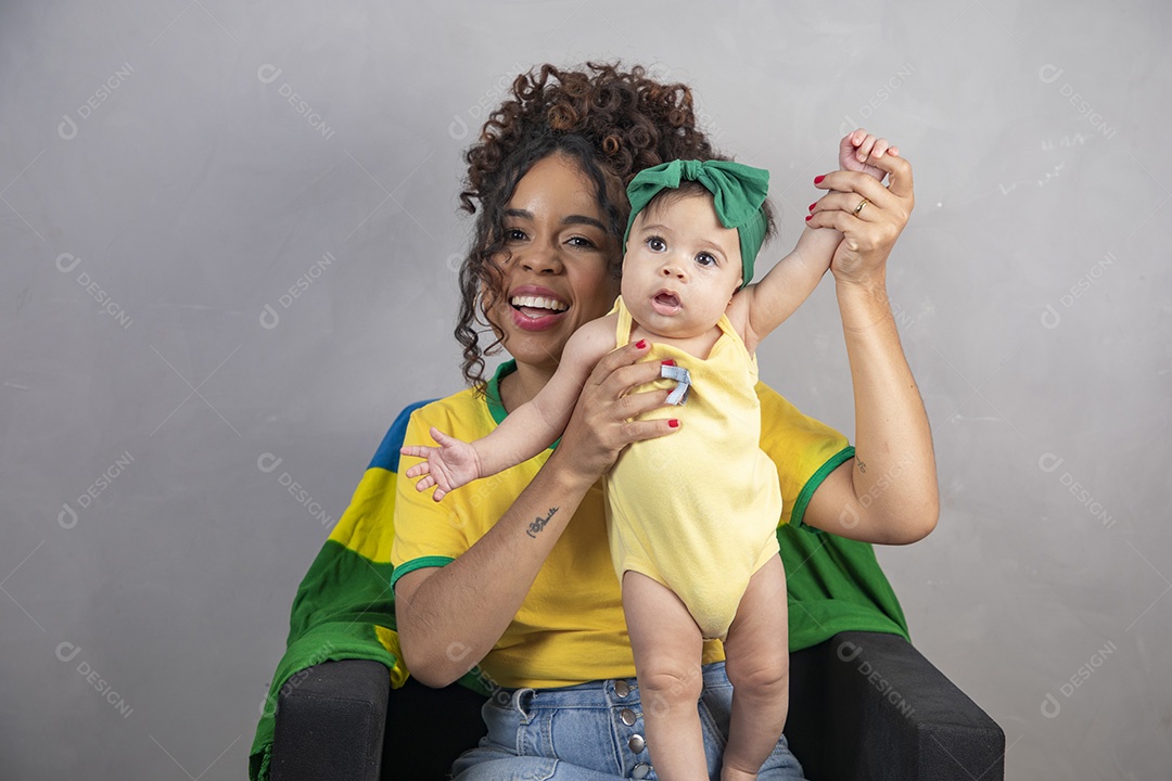 Família torcedora do brasil copa do mundo
