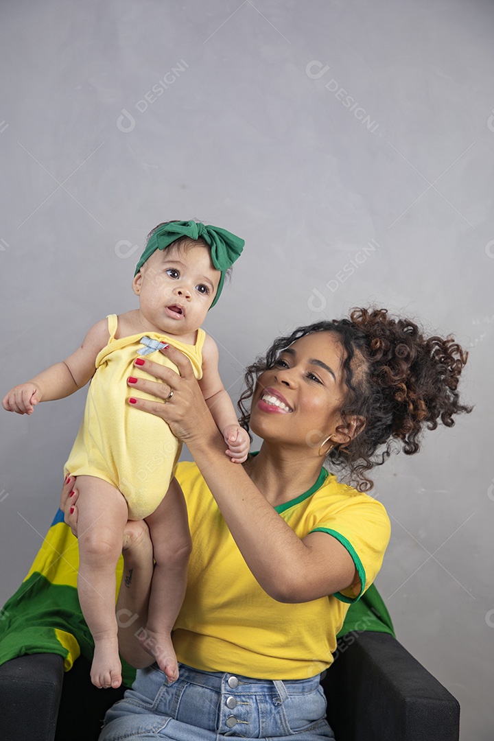 Família torcedora do brasil copa do mundo