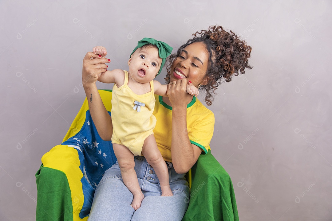 Família torcedora do brasil copa do mundo