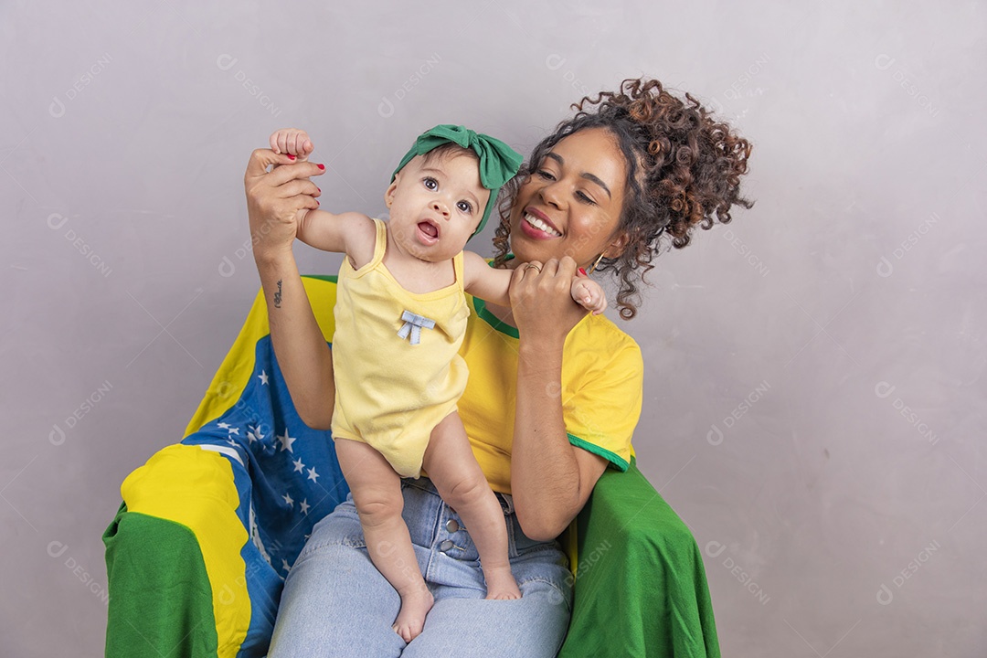 Família torcedora do brasil copa do mundo