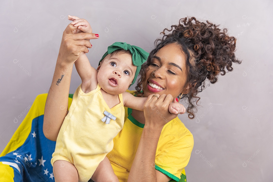 Família torcedora do brasil copa do mundo