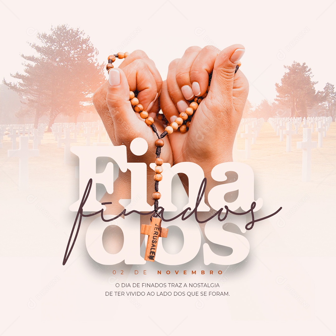 O Dia de Finados Traz a Nostalgia 2 de Novembro Social Media PSD Editável