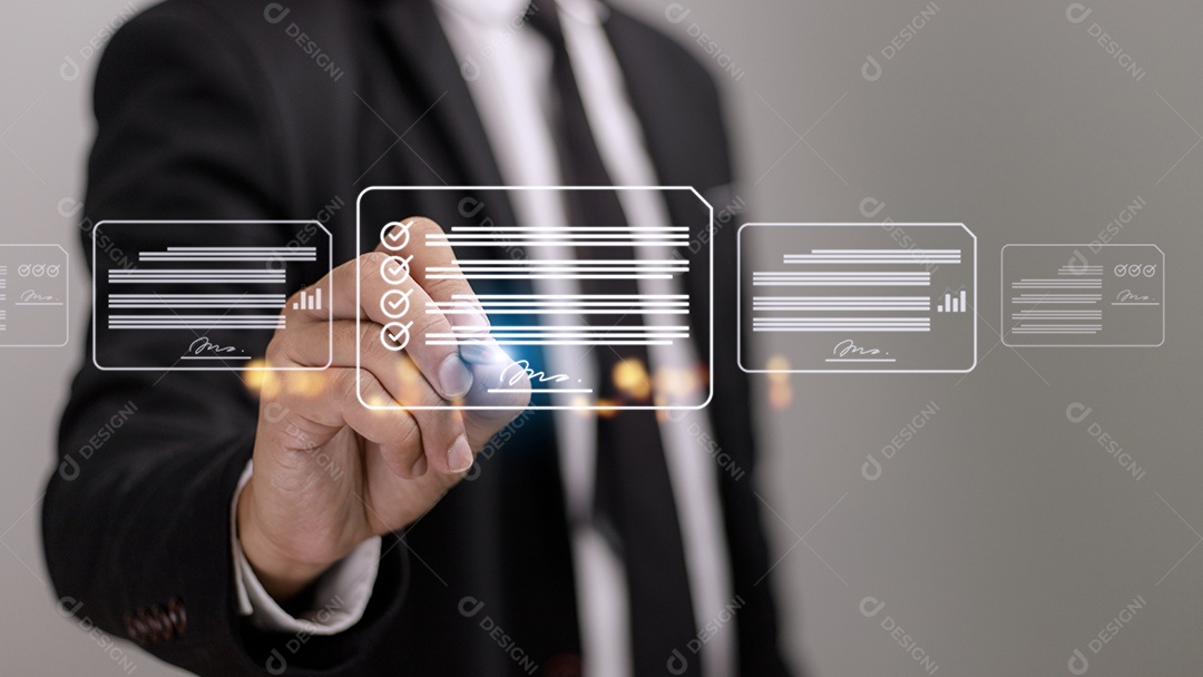 Ideias de local de trabalho sem papel, assinatura eletrônica, assinatura eletrônica, documento