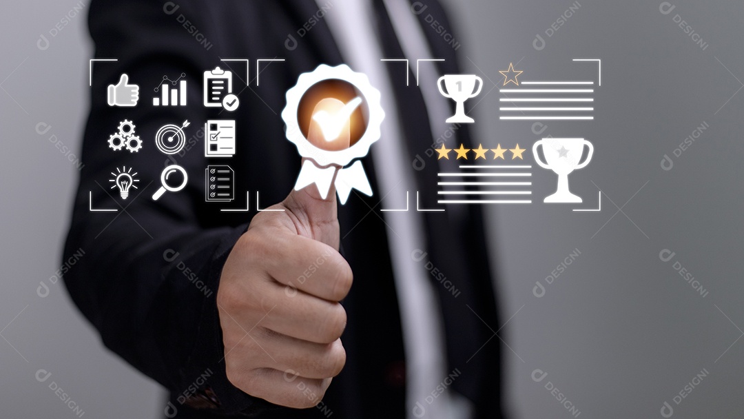 Conceito de Garantia de Qualidade, operando com a garantia de qualidade