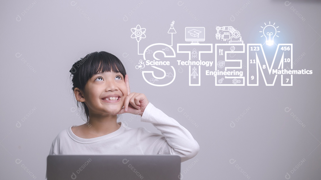 STEM Education Concept Science Technology Carpet Engineering