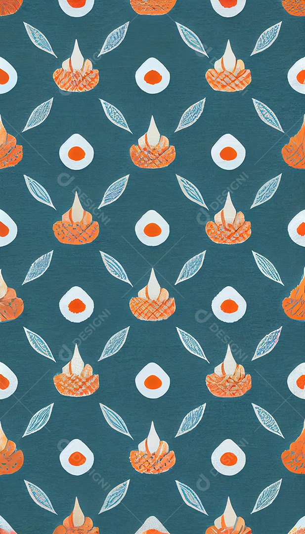 Padrão sem emenda abstrato aquarela sobre textura de papel postal