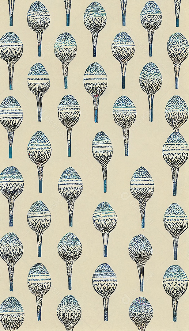 Watercolor abstract seamless pattern on postcard paper texture