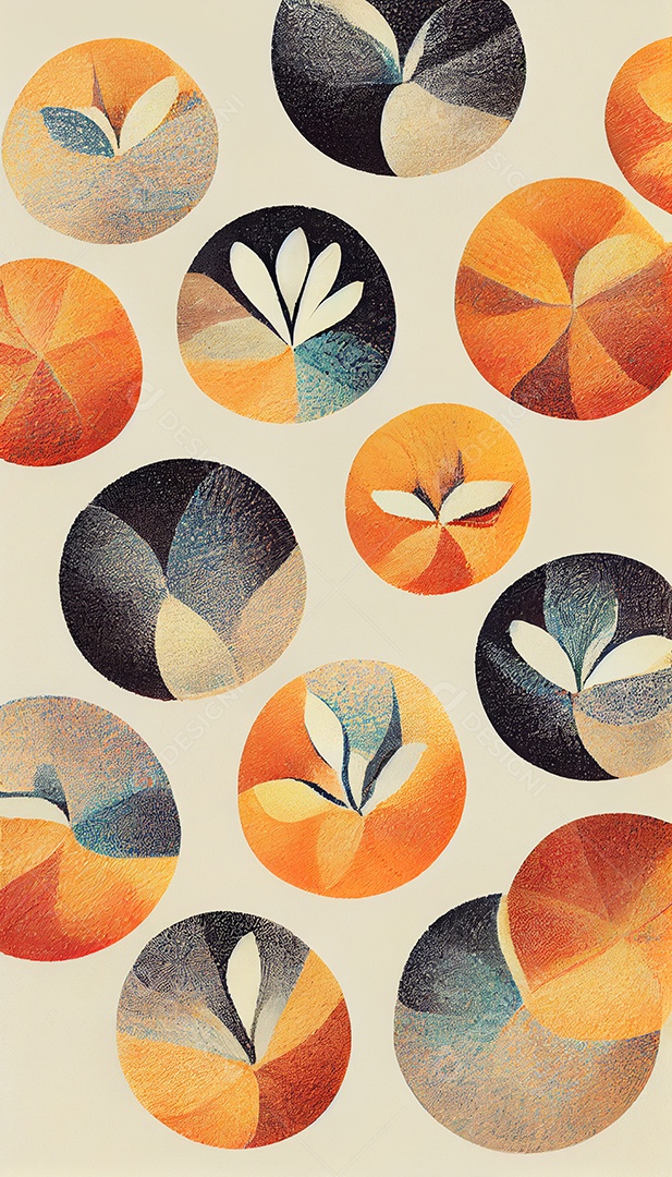 Padrão sem emenda abstrato aquarela sobre textura de papel postal