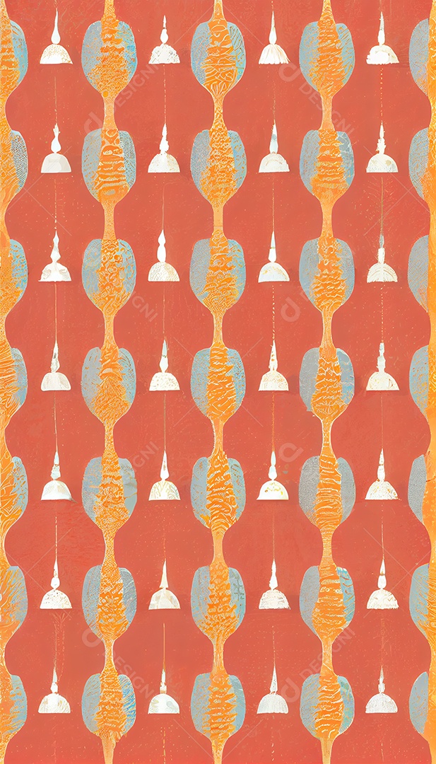 Padrão sem emenda abstrato aquarela sobre textura de papel postal