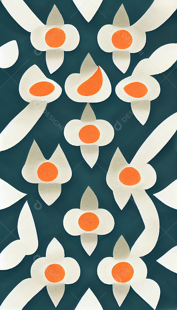 Padrão sem emenda abstrato aquarela sobre textura de papel postal