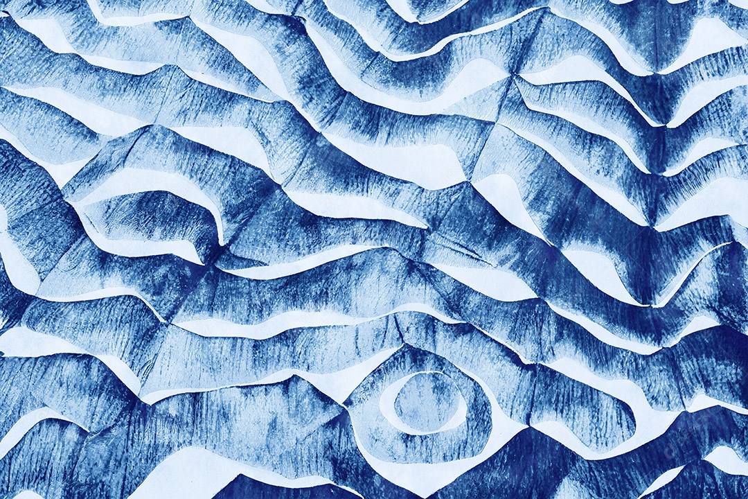 Grade fundo design moderno arte azul. ilustração 3d.