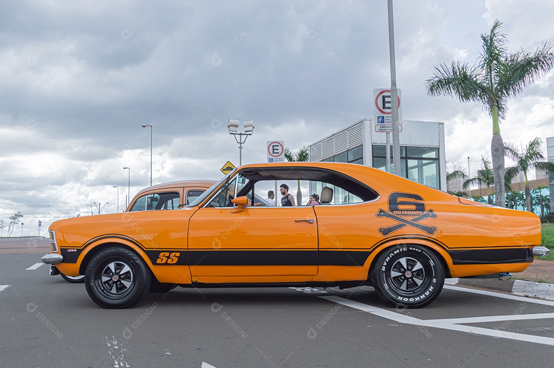 Carros em feira de velhos e tunacars.