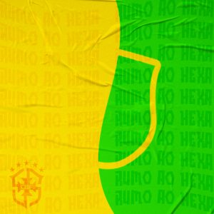 Background Rumo Ao Hexa Brasil PSD Editável