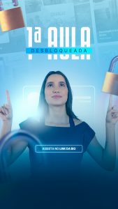 Story Digital Influêncer 1 Aula Desbloqueada Social Media PSD Editável