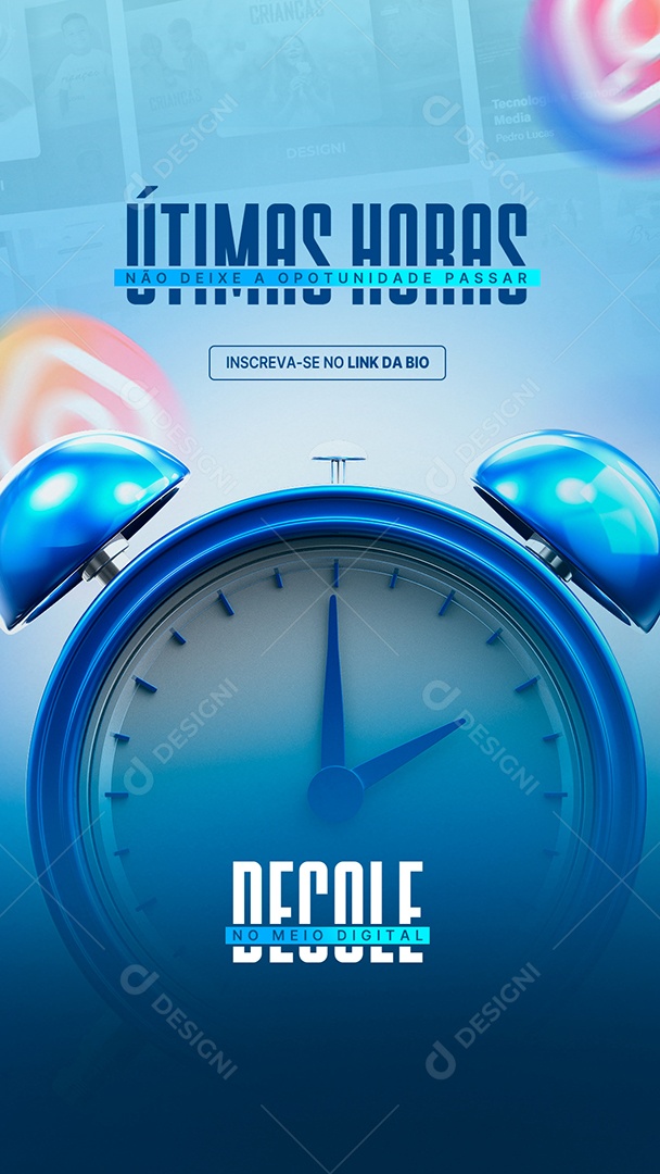 Story Digital Influêncer Decole no Meio Digital Social Media PSD Editável