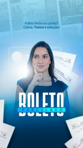 Story Faltou Limite no Cartão Calma Temos a Solução Digital Influêncer Social Media PSD Editável