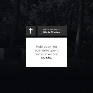 Dia de Finados 02 de Novembro Social Media PSD Editável