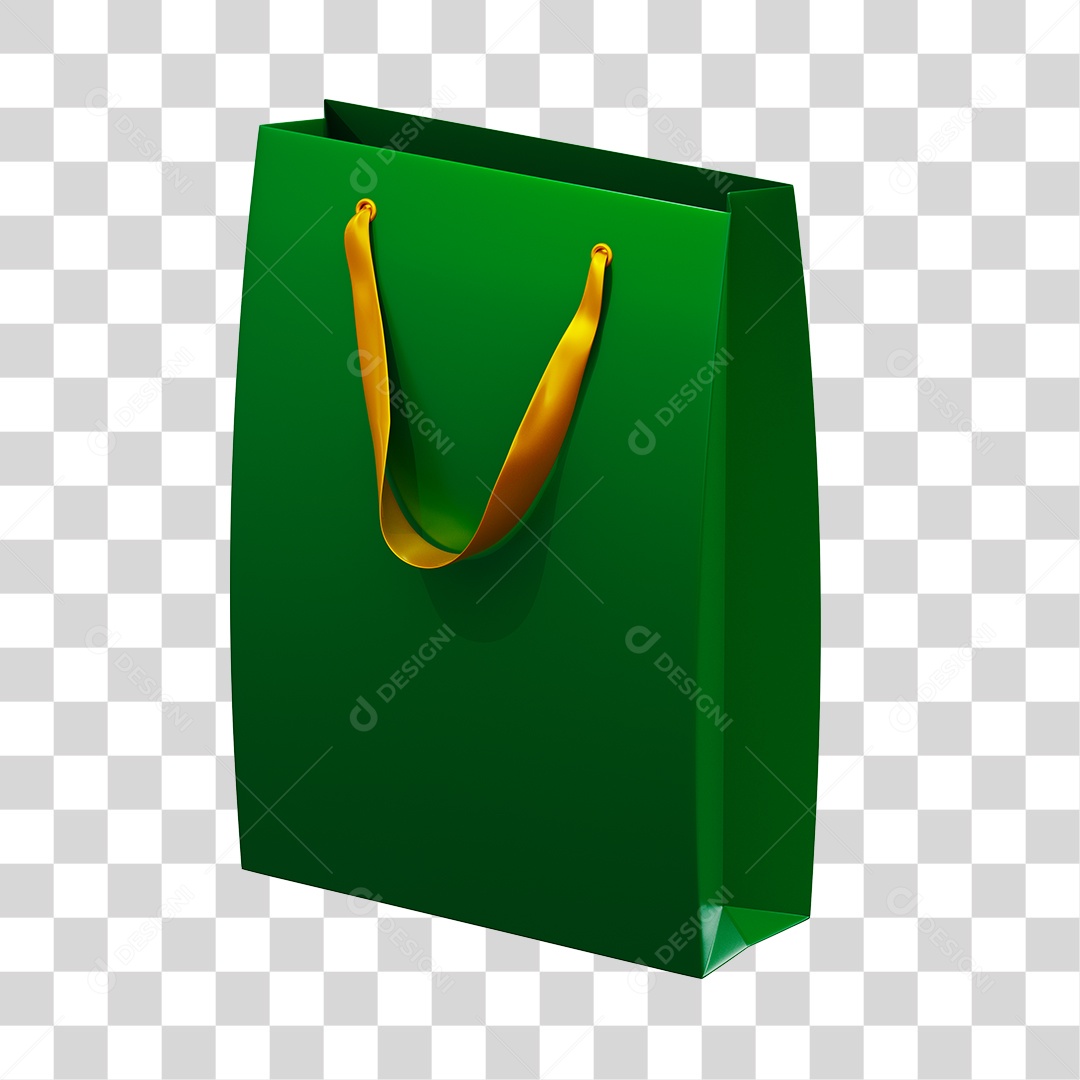 Sacolas de Presente Elemento 3D Conceito de Natal PNG