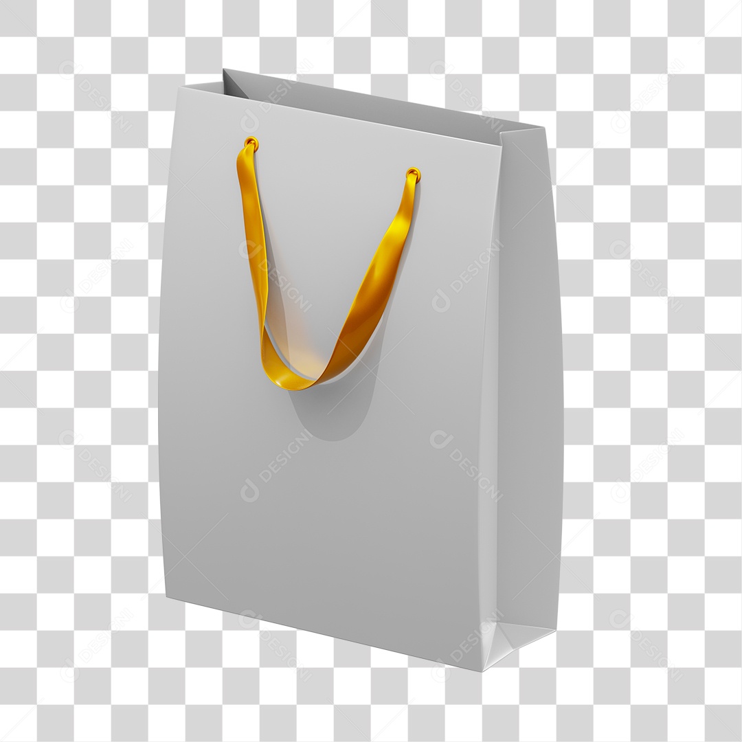 Sacolas de Presente Elemento 3D Conceito de Natal PNG