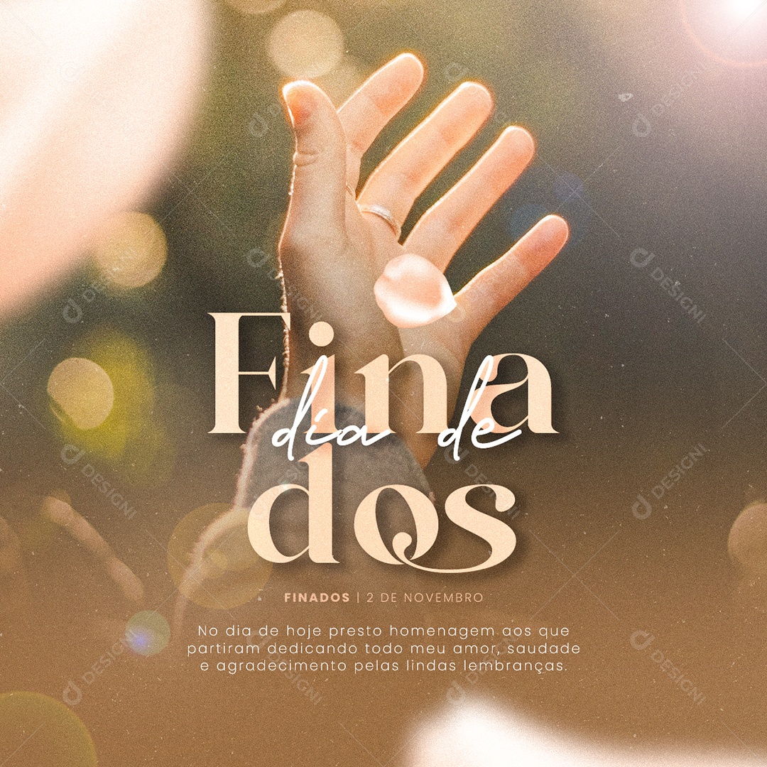 Dia De Finados 2 de Novembro Social Media PSD Editável