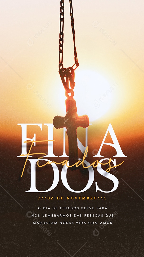 Story Dia De Finados 2 de Novembro Social Media PSD Editável