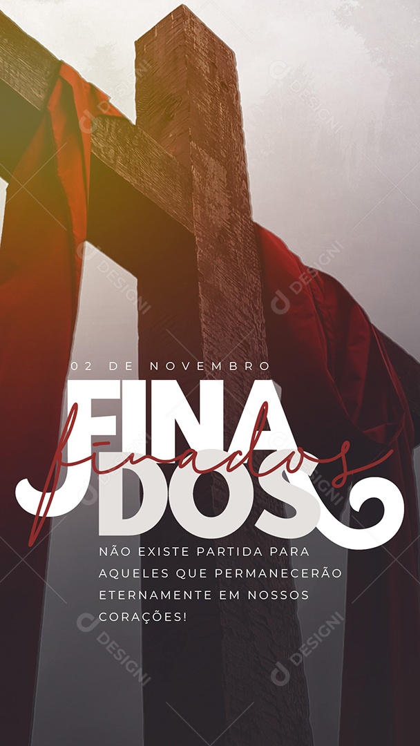 Story Não Existe Partida Dia de Finados Social Media PSD Editável